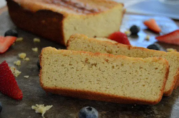 Almond Flour Sour Cream Pound Cake - A delicious twist on a sour cream pound cake, moist and full of flavor
