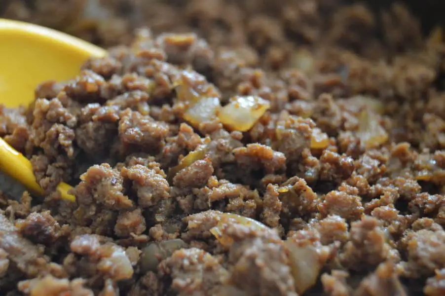 Tex- Mex Taco Meat is only ground meat recipe you will ever need! Perfectly seasoned ground meat seasoned with onions and spices is the perfect start to any of your favorite meals! Gluten Free, Low Carb, Paleo Friendly