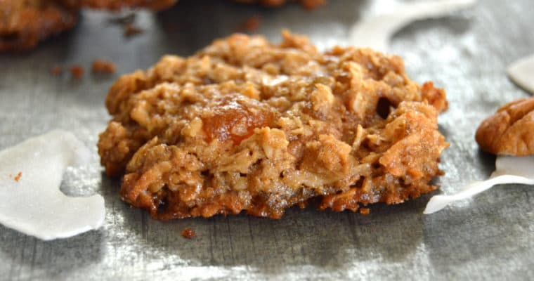 Mango Pecan Oatmeal Cookies