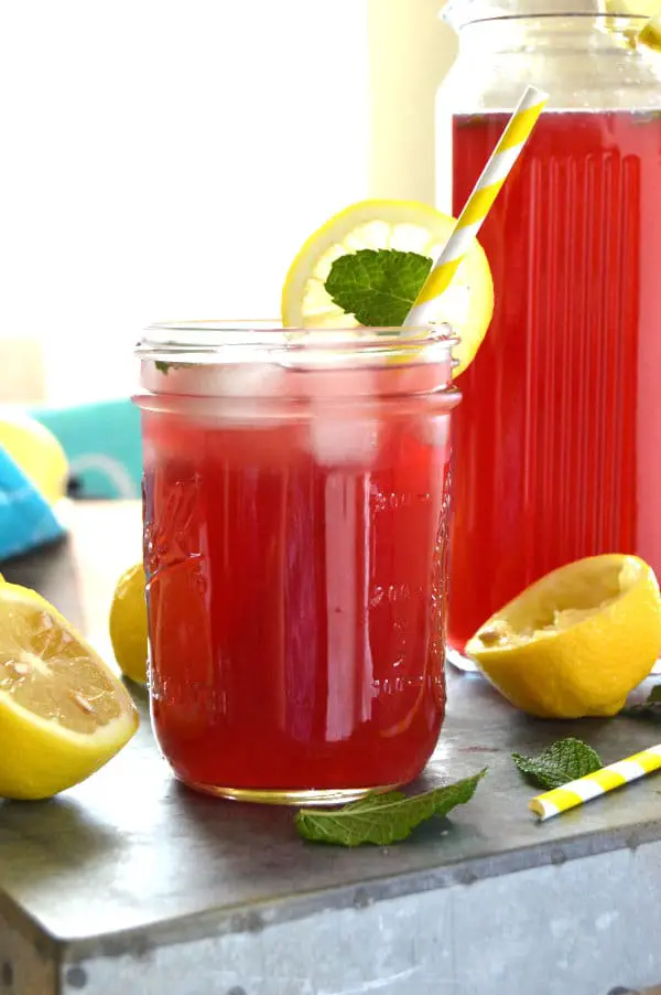 Pomegranate Mint Lemonade takes this refreshing summer drink over the top. Tart, cool, sweet and sour...it is lemonade at its finest!