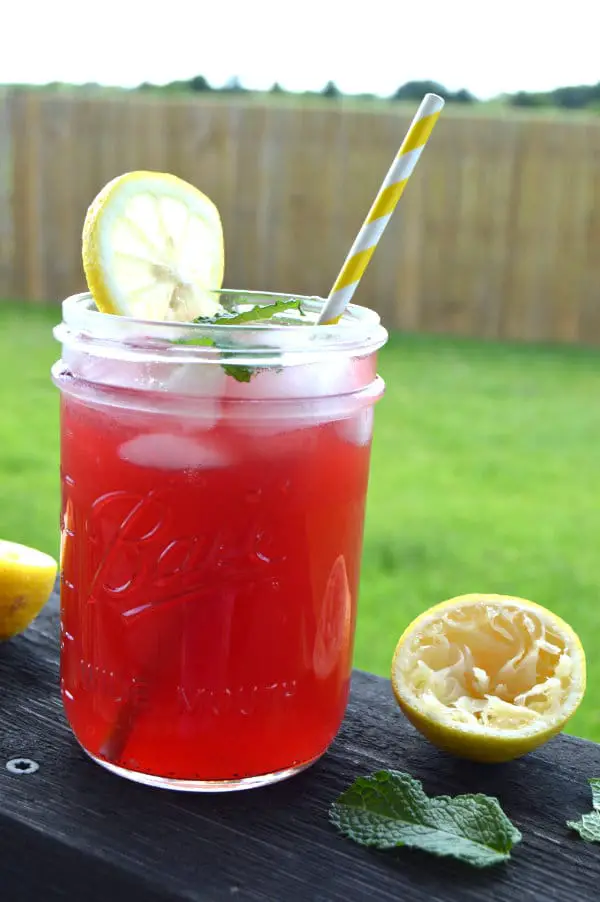 Pomegranate Mint Lemonade takes this refreshing summer drink over the top. Tart, cool, sweet and sour...it is lemonade at its finest!