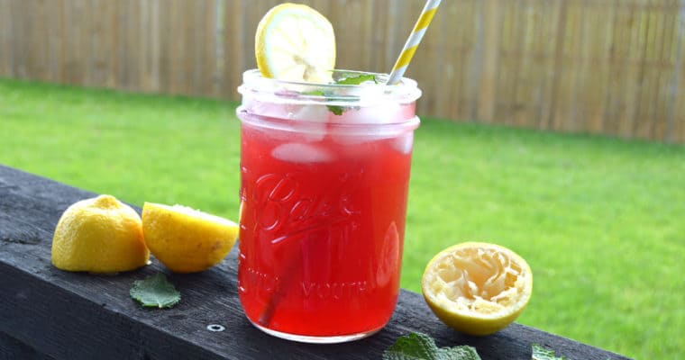 Pomegranate Mint Lemonade