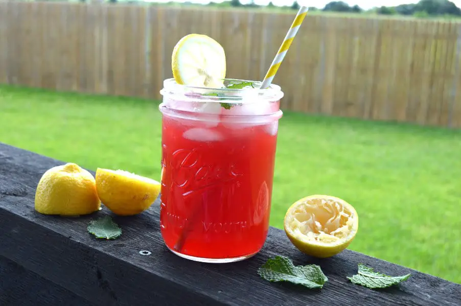 Pomegranate Mint Lemonade