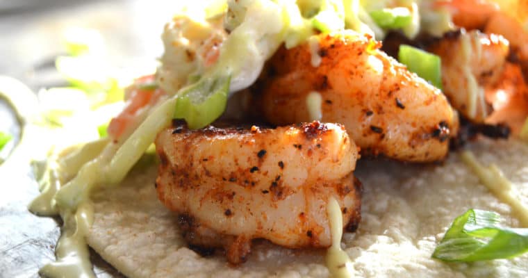 Blackened Shrimp Tacos