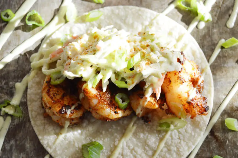 Blackened Shrimp Tacos