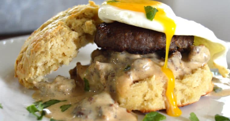 Cowboy Style Eggs Benedict (GF)