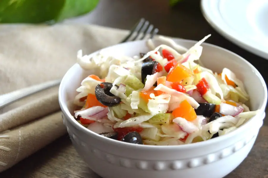 Cool cripy crunch oil & vinegar coleslaw