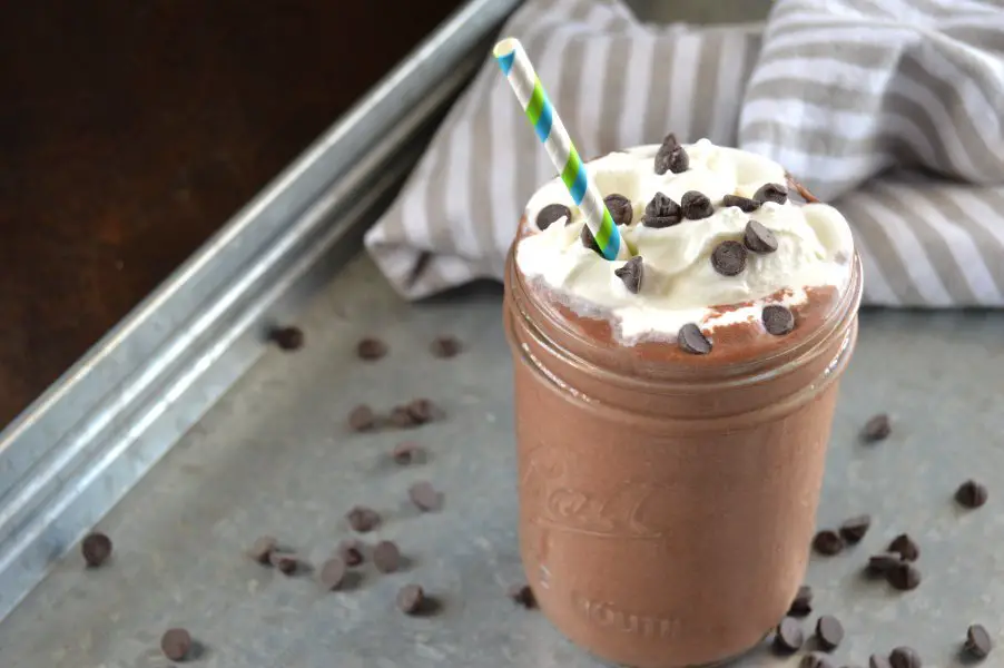 keto low carb frozen hot chocolate