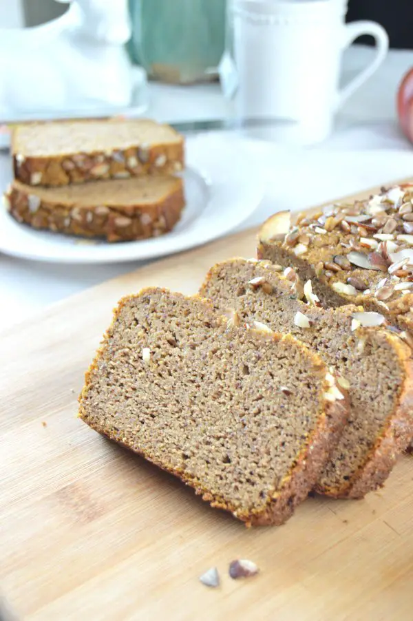 Low Carb, Keto Friendly, Gluten Free, Chai Spiced Pumpkin Bread