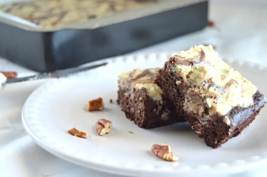 Coconut Pecan Cheesecake Brownies keto