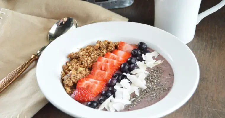 Low Carb Acai Berry Bowl