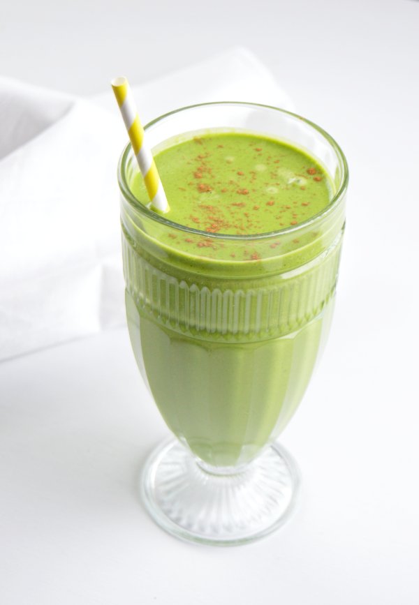 Maple Almond Green Smoothie Keto Low carb