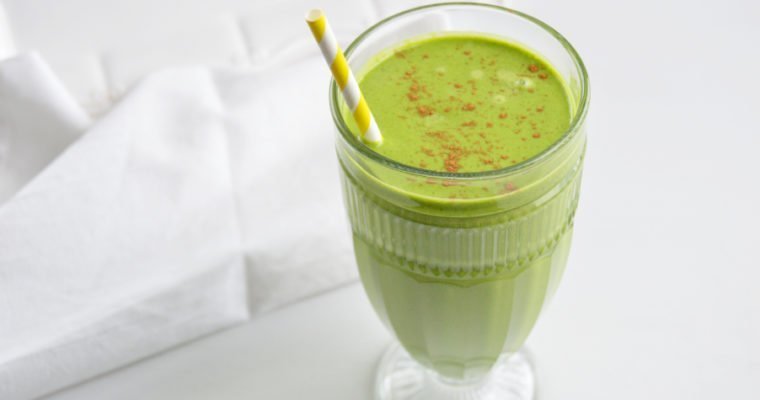 Maple Almond Low Carb Green Smoothie – DF, GF, Keto