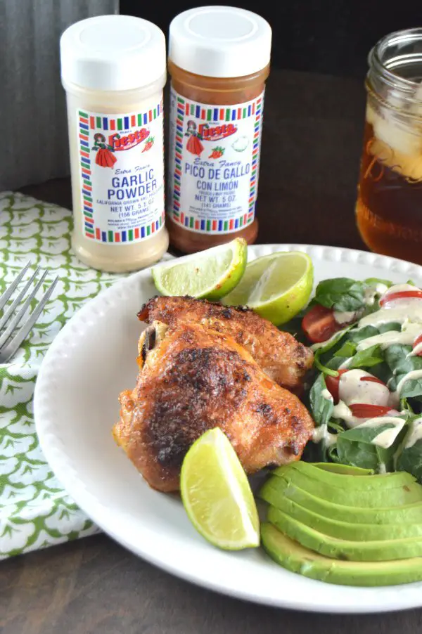Pico de Gallo Crispy Chicken Thighs