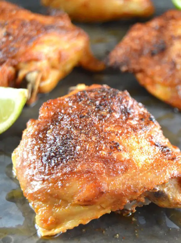 Pico de Gallo Crispy Chicken Thighs