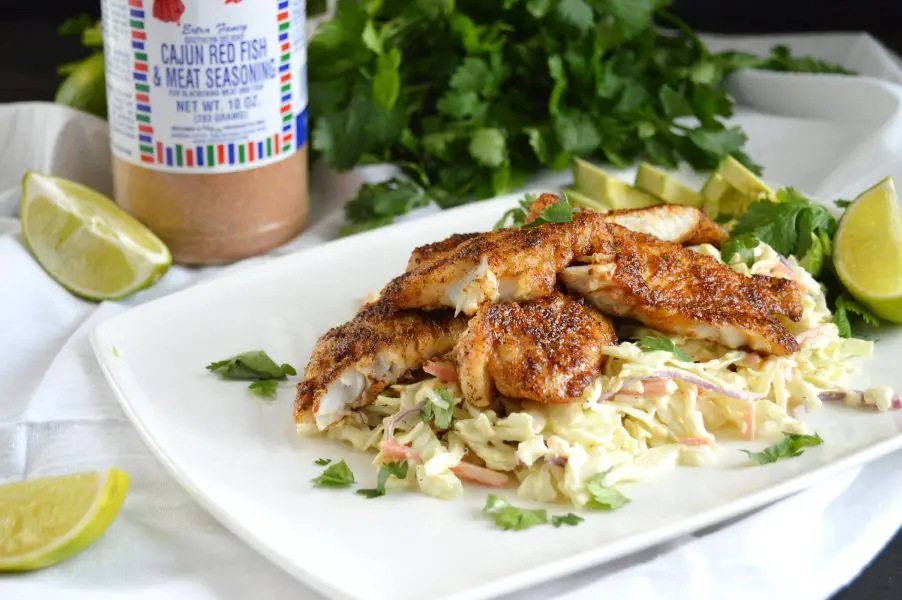 Blacken Redfish Taco Bowls Low Carb, Gluten Free, Keto