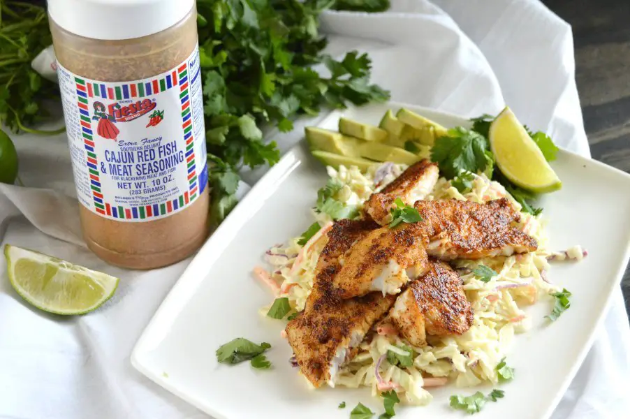 Blacken Redfish Taco Bowls Low Carb, Gluten Free, Keto