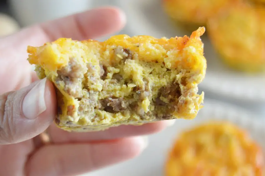 Sausage & Green Chile Egg Muffins Gluten Free, Low Carb & Keto
