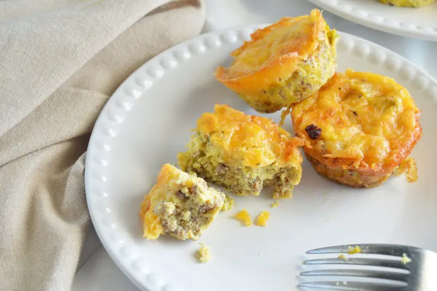 Sausage & Green Chile Egg Muffins Gluten Free, Low Carb & Keto