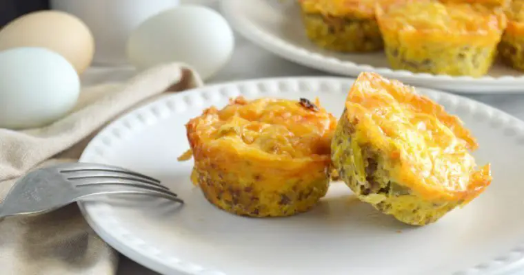 Sausage Green Chile Egg Muffins