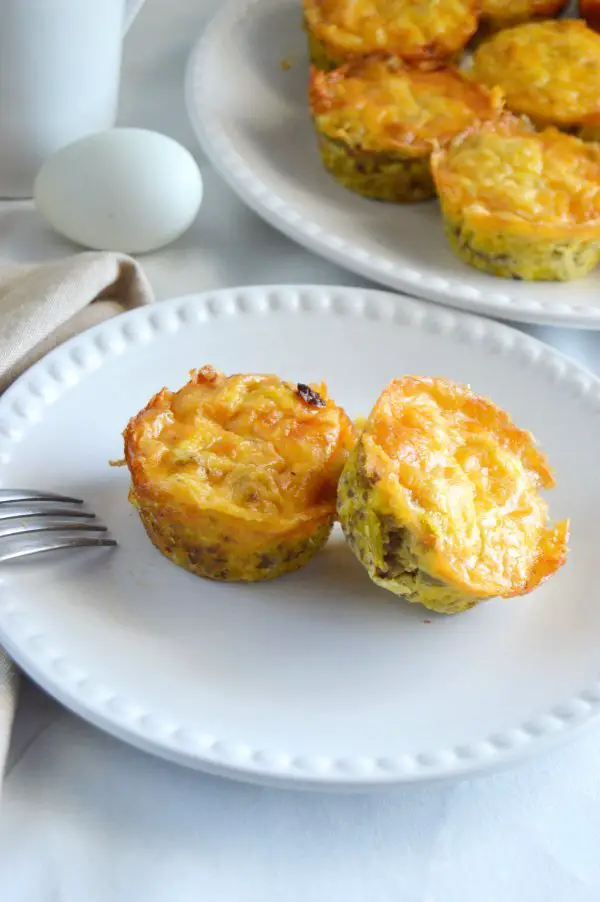 Sausage & Green Chile Egg Muffins Gluten Free, Low Carb & Keto