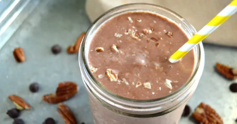 Dairy Free Chocolate Pecan Keto Shake