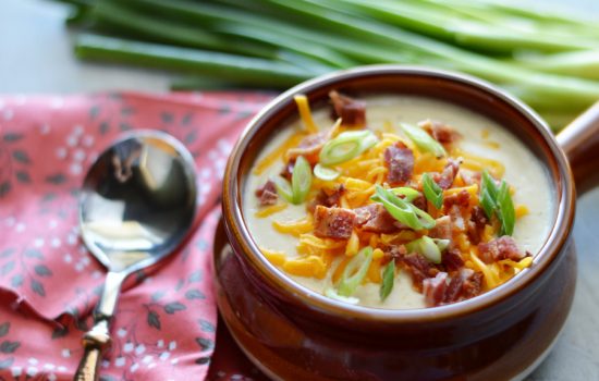 Loaded Baked “Potato” Keto Soup Recipe