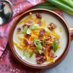 Creamy Low Carb Loaded Baked "Potato" Soup