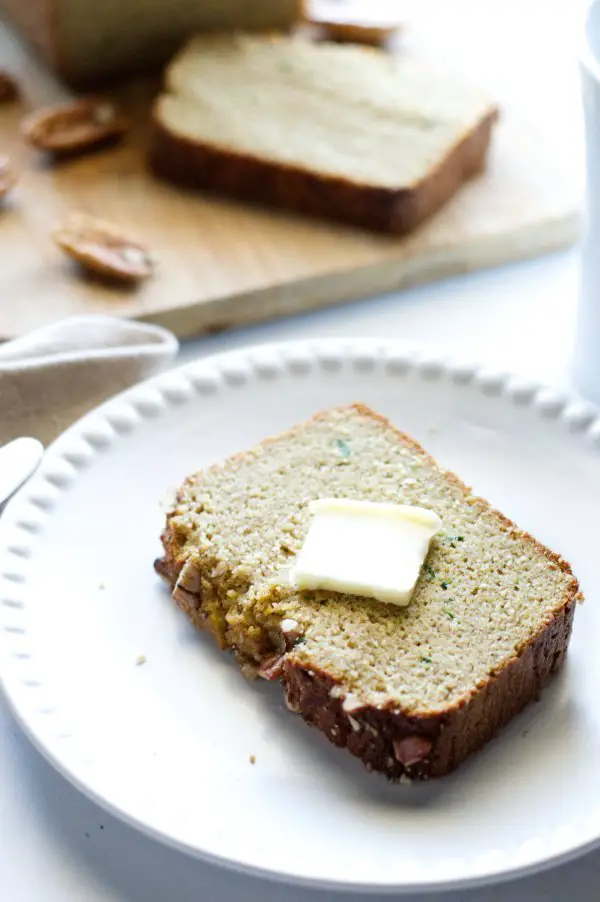 Low Carb Zucchini Bread Slice