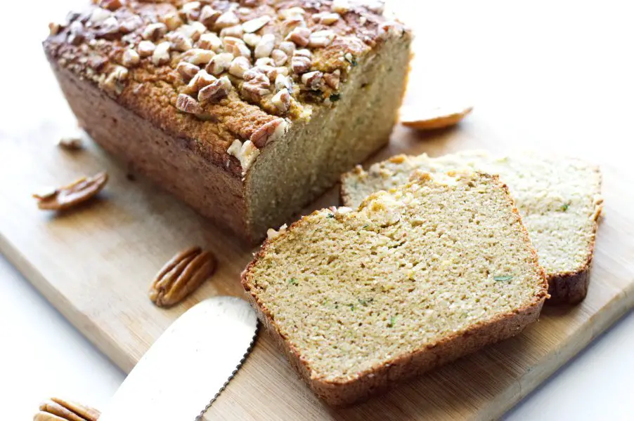 Low Carb Zucchini Bread loaf - Keto, Gluten Free
