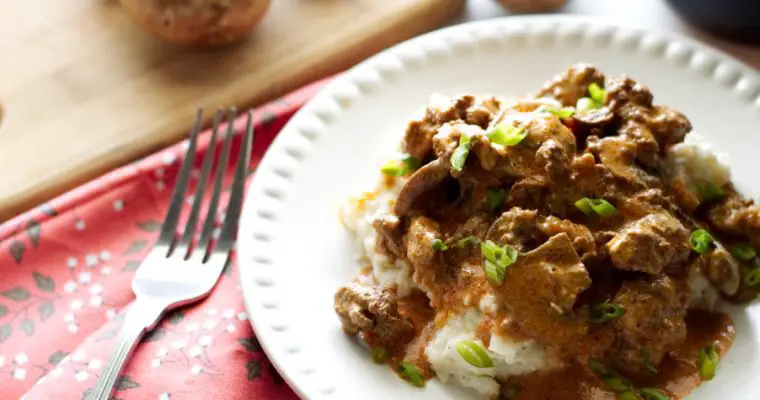 Venison Stroganoff – Low Carb, Keto, GF