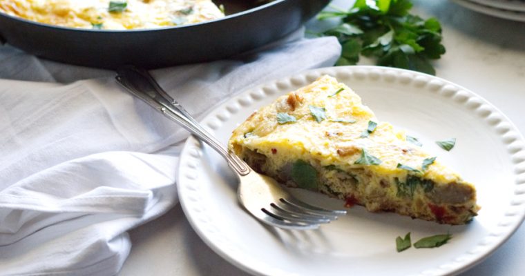 Chicken & Artichoke Frittata