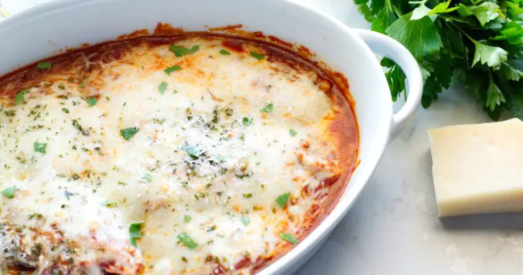 Venison Parmesan – Low Carb, Keto Friendly, GF