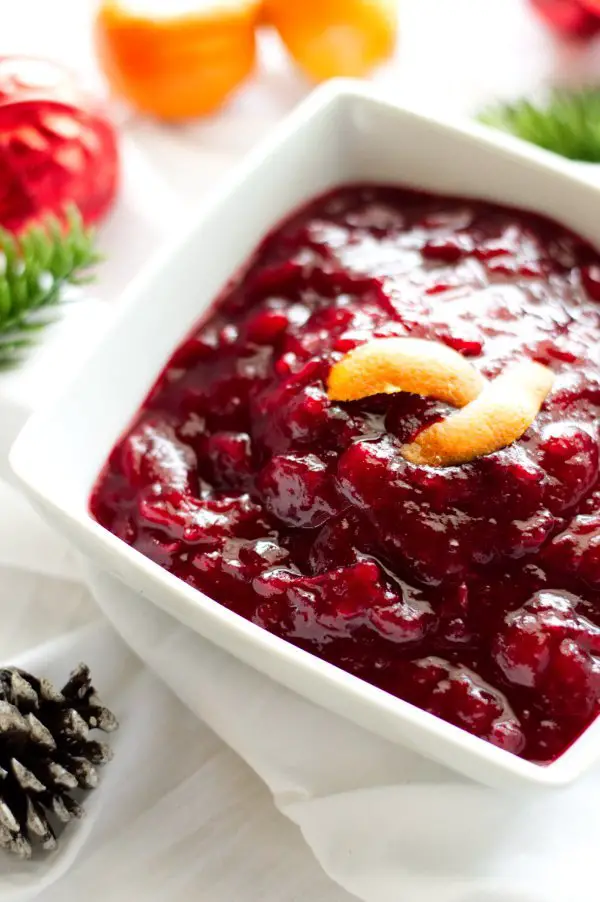 Cranberry Compote for Orange Cranberry Cheesecake