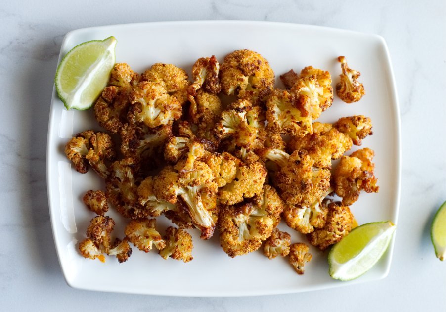 Roasted Cauliflower with Chili & Lime