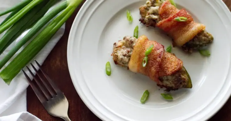 Bacon Wrapped Jalapenos with Venison