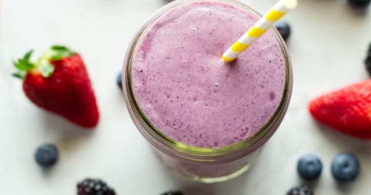 Triple Berry Cheesecake Keto Smoothie