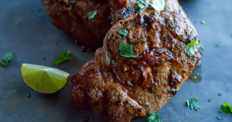 Chipotle Lime Grilled Pork Chops