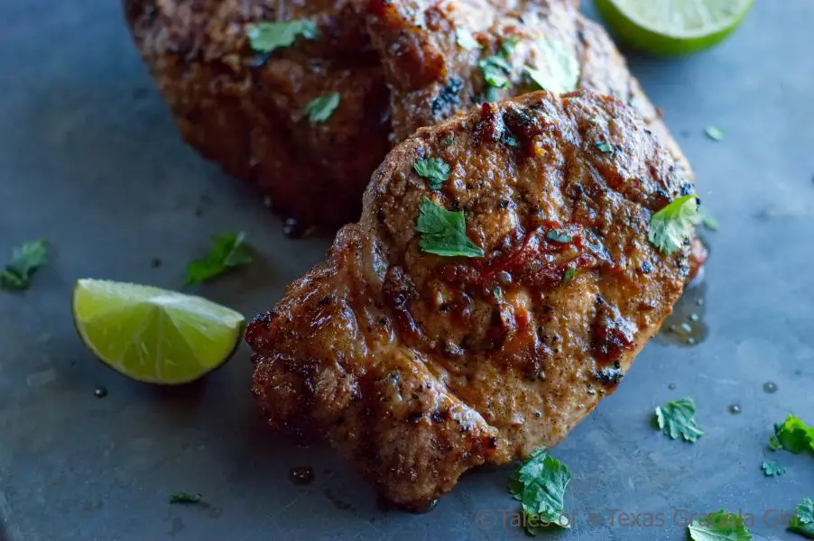 Juicy Chipotle Lime Grilled Pork Chops - Keto, Low Carb