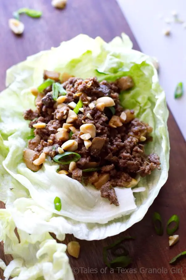 Ground Venison Lettuce Wraps - Low Carb, Keto, Dairy Free