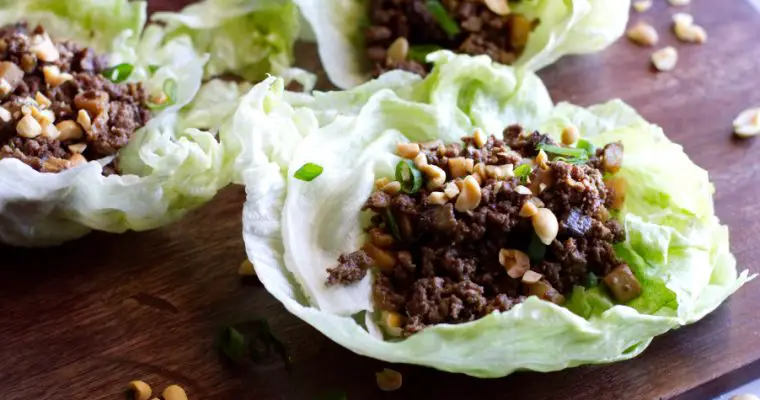 Ground Venison Lettuce Wraps