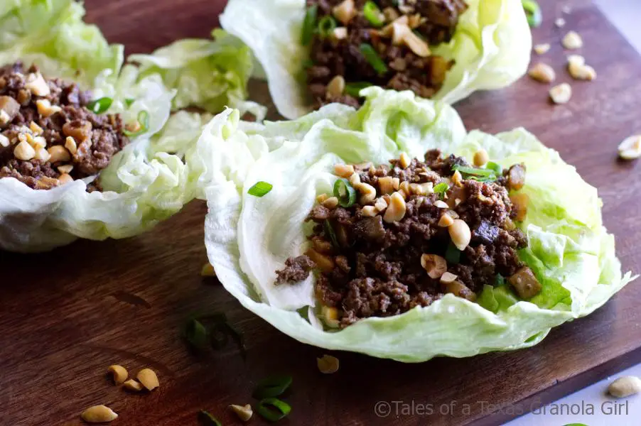 Ground Venison Lettuce Wraps