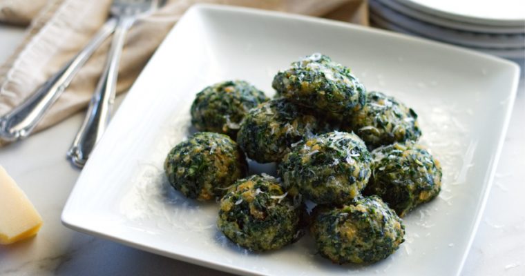 Easy Keto Spinach Balls Recipe