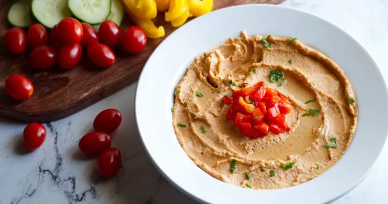 Roasted Cauliflower Keto Hummus