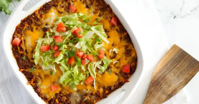 Keto Taco Casserole