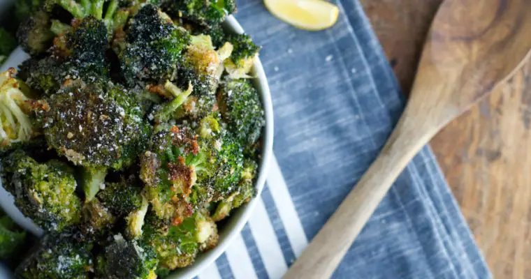 Keto Parmesan Roasted Broccoli