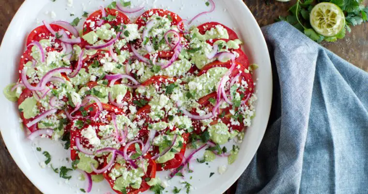 Tex-Mex Tomato Carpaccio