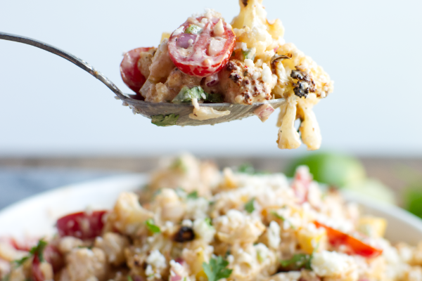 KETO MEXICAN STREET CAULIFLOWER SALAD