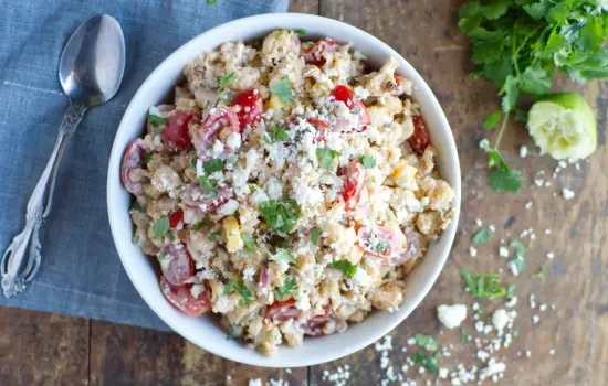 Keto Mexican Street Cauliflower Salad