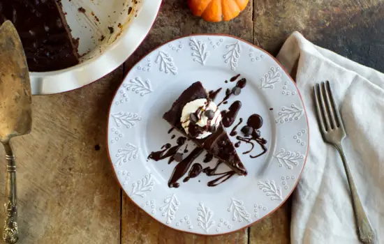 Keto Chocolate Pumpkin Pie